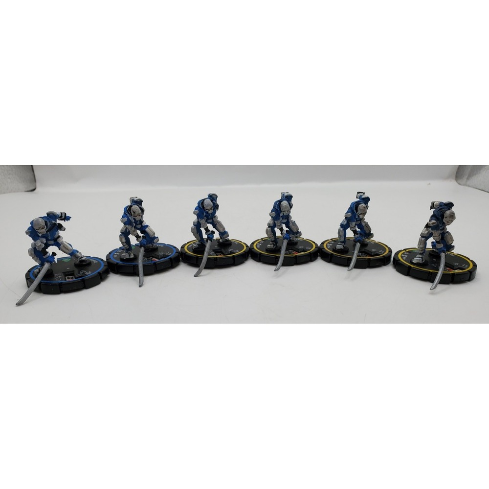 Lot of 6 Wizkids 2003 Heroclix Taskmaster Marvel Figure